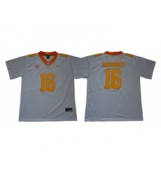 Tennessee Volunteers 16 Peyton Manning White Nike College Football Jersey