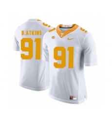 Tennessee Volunteers 91 Doug Atkins White College Football Jersey