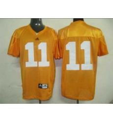 Vols #11 Orange Embroidered NCAA Jersey