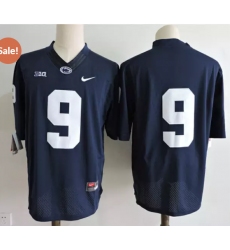 Men Penn State Nittany Lions #9 Blue Jersey