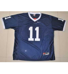 Nittany Lions #11 Navy Blue Embroidered NCAA Jersey