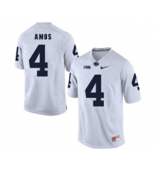 Penn State Nittany Lions 4 Adrian Amos White College Football Jersey