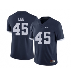 Penn State Nittany Lions 45 Sean Lee Navy College Football Jersey