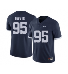 Penn State Nittany Lions 95 Tyler Davis Navy College Football Jersey