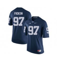 Penn State Nittany Lions 97 Sam Ficken Navy College Football Jersey