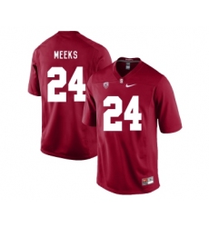 Stanford Cardinal 24 Quenton Meeks Cardinal College Football Jersey