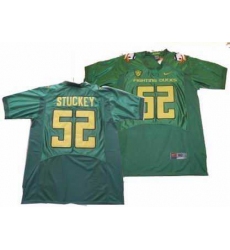 NCAA Oregon Ducks 52 stuckey green jerseys