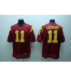 USC Trojans 11 Leinart red Jerseys