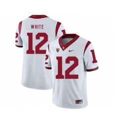 USC Trojans 12 Charles White White College Football Jersey