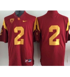 USC Trojans #2 Robert Woods Red Stitched NCAA Jersey