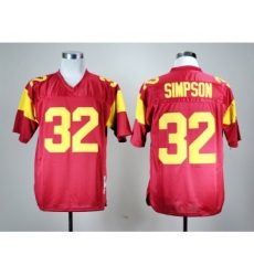 USC Trojans 32 Simpson Red Jerseys