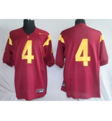 USC Trojans 4 red Jerseys