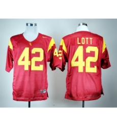 USC Trojans 42 Lott Red Jerseys