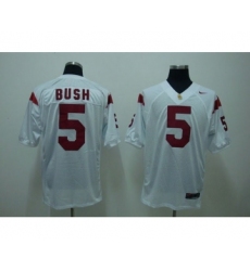 USC Trojans 5 Reggie Bush white Jersey