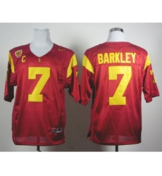 USC Trojans 7 Matt Barkley Red Jerseys