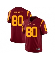 USC Trojans 80 Deontay Burnett Red College Football Jersey