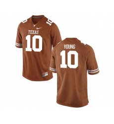 Texas Longhorns 10 Vince Young Orange Nike College Jersey