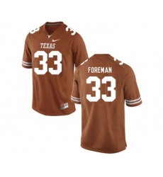 Texas Longhorns 33 D'Onta Foreman Brunt Orange College Football Jersey