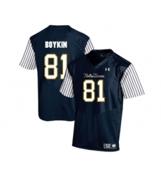 Notre Dame Fighting Irish 81 Miles Boykin Navy College Football Jersey