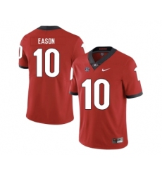 Georgia Bulldogs 10 Jacob Eason Red Nike College Football Jersey