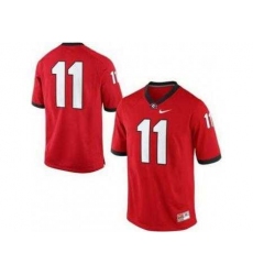 Georgia Bulldogs 11 Aaron Murray Red College Football Limited NCAA Jerseys