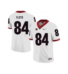 Georgia Bulldogs 84 Leonard Floyd White Nike College Football Jersey