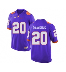 Clemson Tigers 20 Brian Dawkins Purple College Football Jersey