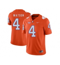 Clemson Tigers 4 Deshaun Watson Orange Nike College Football Jersey