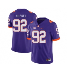 Clemson Tigers 92 Greg Huegel Purple Nike College Football Jersey