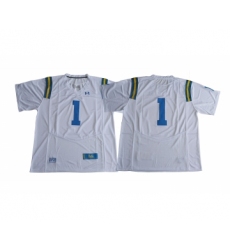 UCLA Bruins #1 White College Football Jersey