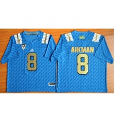 UCLA Bruins 8 Troy Aikman Blue College Jersey