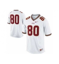 Florida State Seminoles FSU 80# Rashad Greene White College Football Nike NCAA Jerseys