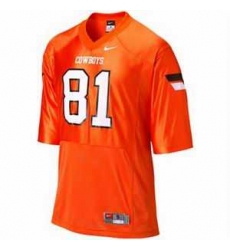 NCAA Oklahoma State Cowboys 81 blackmon orange jerseys