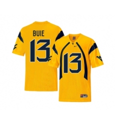 West Virginia Mountaineers 13 Andrew Buie Gold College Football Jersey