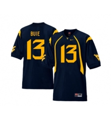 West Virginia Mountaineers 13 Andrew Buie Navy College Football Jersey