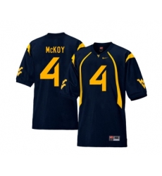 West Virginia Mountaineers 4 Kennedy McKoy Navy College Football Jersey