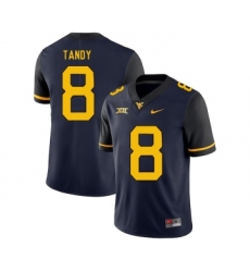 West Virginia Mountaineers 8 Keith Tandy Navy College Football Jersey