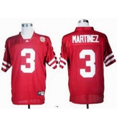 NCAA Nebraska Cornhuskers Taylor Martinez 3 Red College Football Jersey