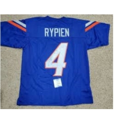 Mens Boise State Broncos #4 Brett Rypien Nike Royal College Football Jersey