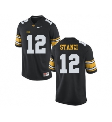 Iowa Hawkeyes 12 Ricky Stanzi Black College Football Jersey