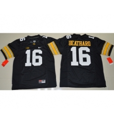 Iowa Hawkeyes 16 C.J Beathard Black College Football Jersey