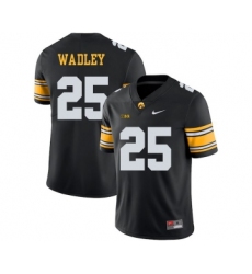 Iowa Hawkeyes 25 Akrum Wadley Black College Football Jersey