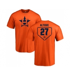 MLB Nike Houston Astros #27 Jose Altuve Orange RBI T-Shirt