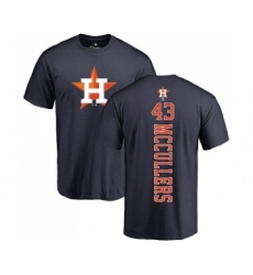 MLB Nike Houston Astros #43 Lance McCullers Navy Blue Backer T-Shirt