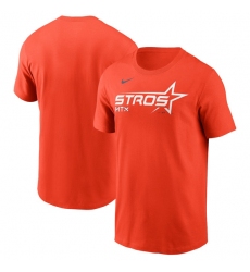 Men's Houston Astros Orange 2025 City Connect Wordmark Performance T-Shirt