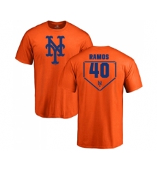 Baseball New York Mets #40 Wilson Ramos Orange RBI T-Shirt