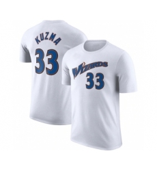 Men's Washington Wizards #33 Kyle Kuzma White 2022-23 Classic Edition Name & Number T-Shirt