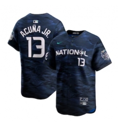 Men's National League #13 Ronald Acuña Jr. Nike Royal 2023 MLB All-Star Game Limited Player Jersey