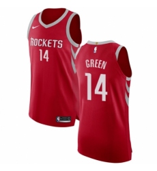 Men's Nike Houston Rockets #14 Gerald Green Authentic Red NBA Jersey - Icon Edition