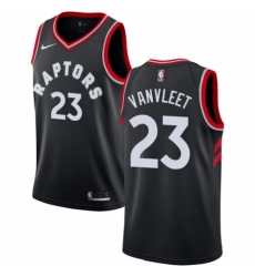 Men's Nike Toronto Raptors #23 Fred VanVleet Authentic Black NBA Jersey Statement Edition